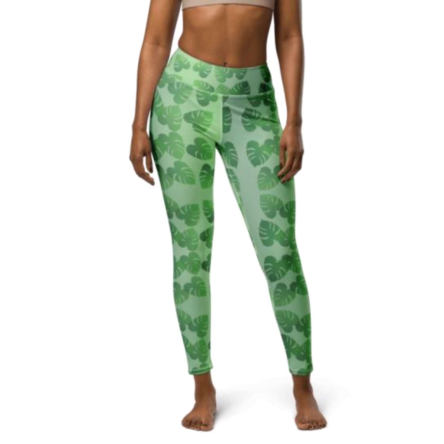 Tropical Leaf Leggings