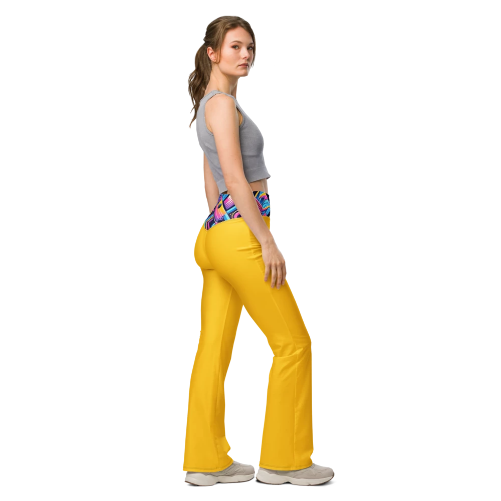 Retro Vibe Leggings - Flare