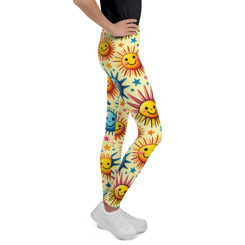 Rainbow Sunbeam Leggings - Youth