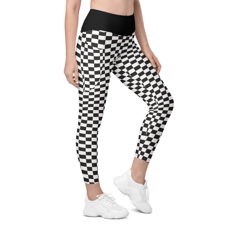 Checkered Leggings - Pockets