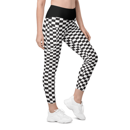 Checkered Leggings - Pockets