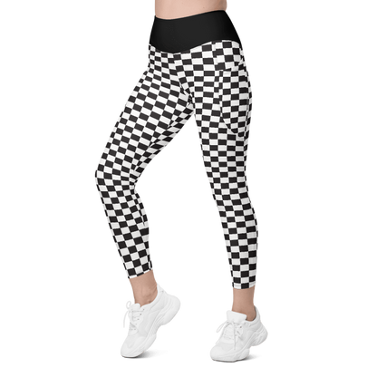 Checkered Leggings - Pockets