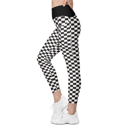 Checkered Leggings - Pockets