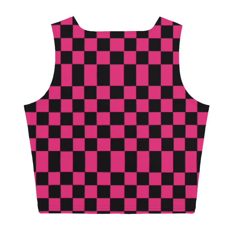 Cherry Cola Checkered - Crop Top