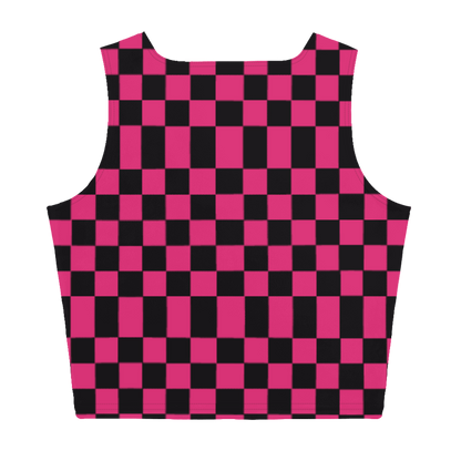 Cherry Cola Checkered - Crop Top