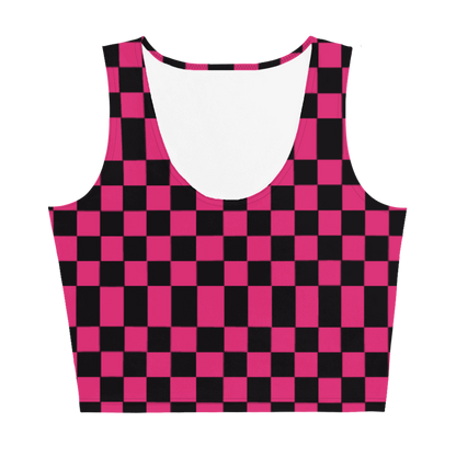 Cherry Cola Checkered - Crop Top