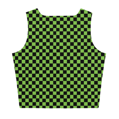 Checkered Crunch - Crop Top