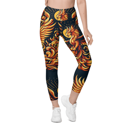 Phoenix Elegance Leggings - Pockets