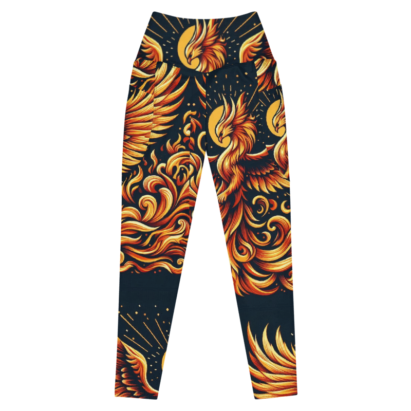 Phoenix Elegance Leggings - Pockets