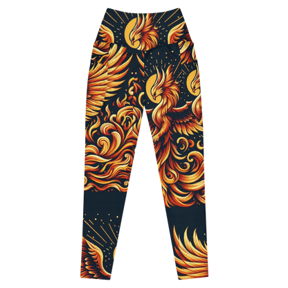 Phoenix Elegance Leggings - Pockets