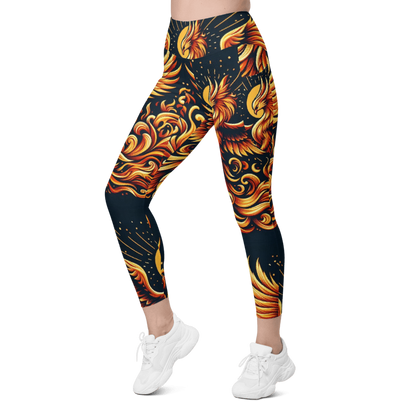 Phoenix Elegance Leggings - Pockets