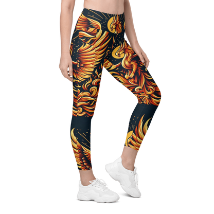 Phoenix Elegance Leggings - Pockets