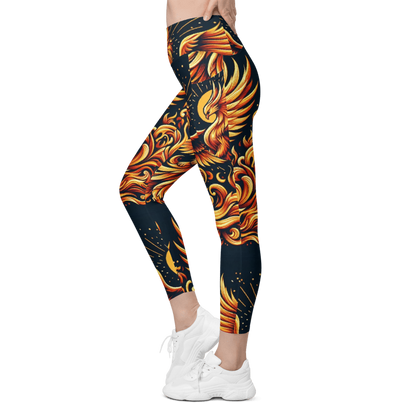 Phoenix Elegance Leggings - Pockets