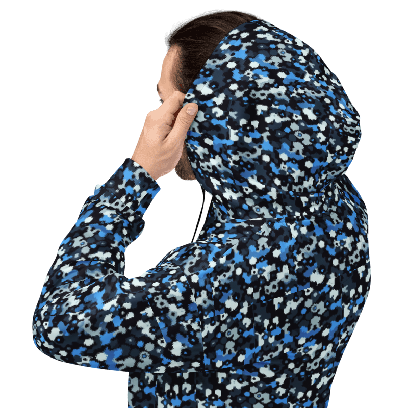 Blue Camo Hoodie