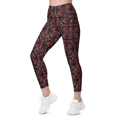 Crimson Curves Leggings - Pockets