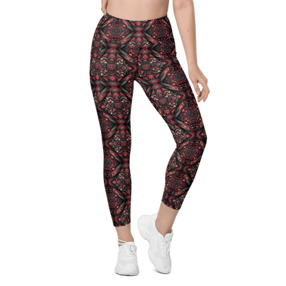 Crimson Curves Leggings - Pockets