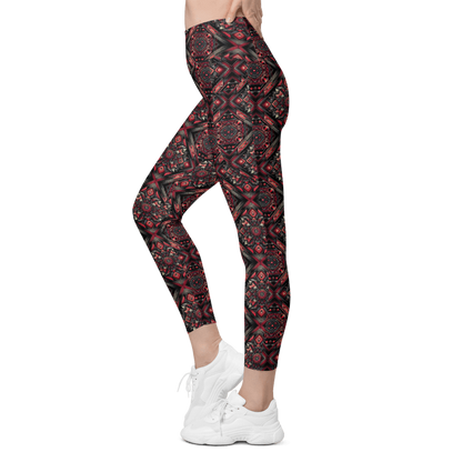 Crimson Curves Leggings - Pockets