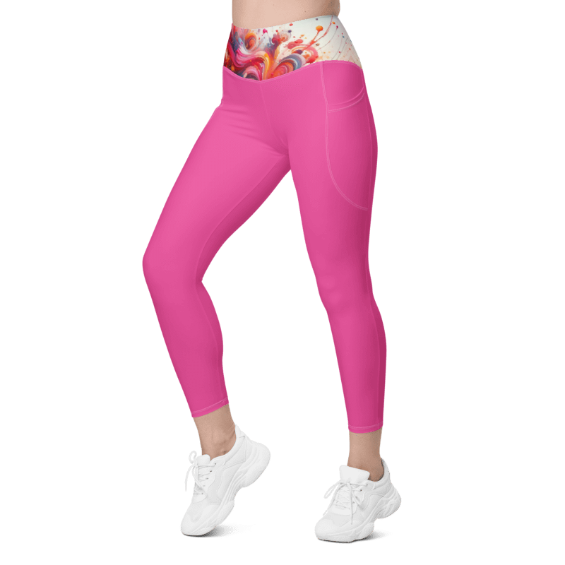 Celestial Blaze Leggings - Pockets