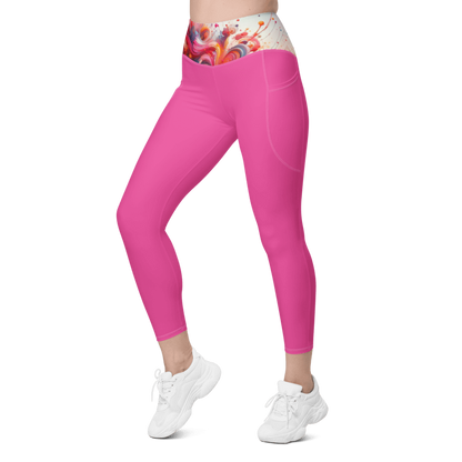 Celestial Blaze Leggings - Pockets