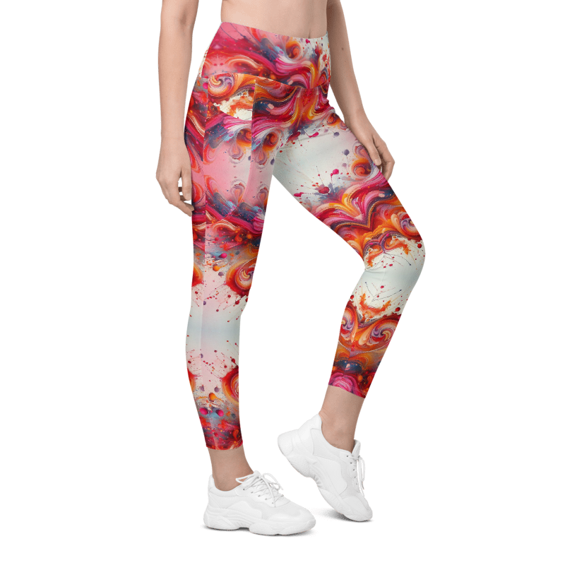 Celestial Blaze Leggings - Pockets