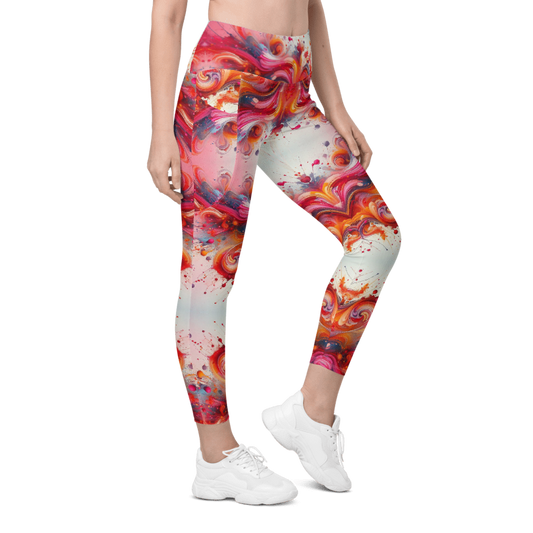 Celestial Blaze Leggings - Pockets