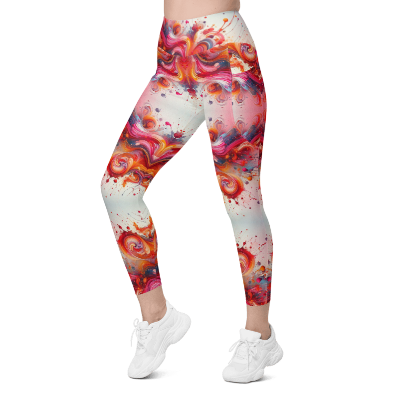 Celestial Blaze Leggings - Pockets