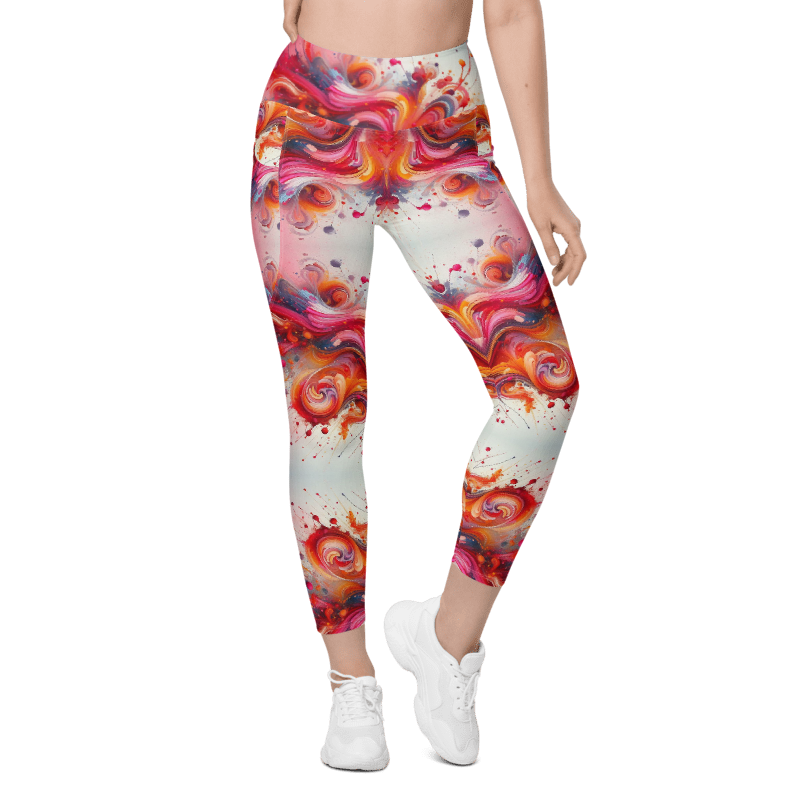 Celestial Blaze Leggings - Pockets