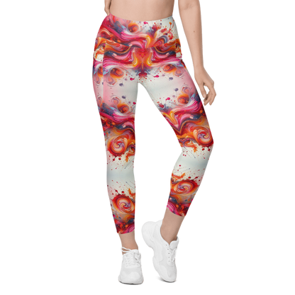 Celestial Blaze Leggings - Pockets