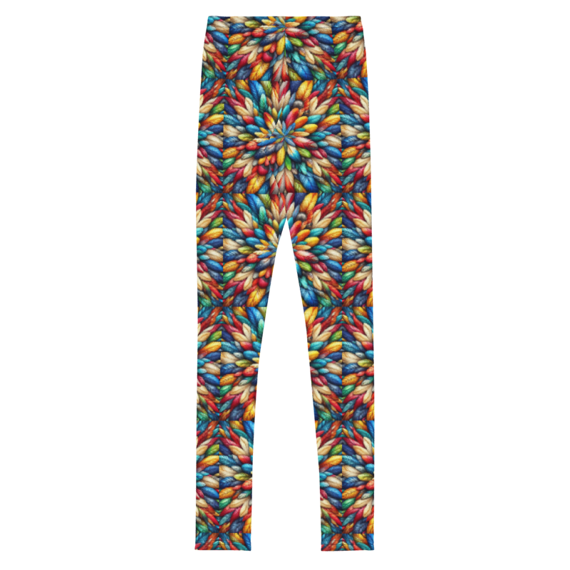 Prismatic Plume Leggings - Youth